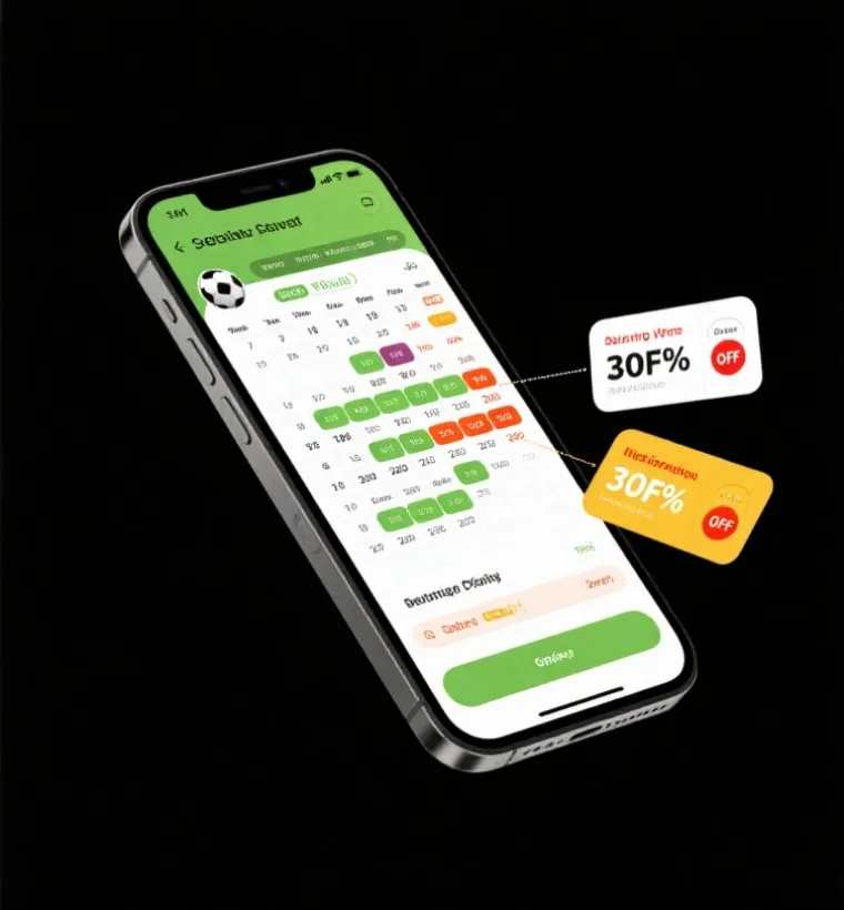 世界盃優惠與賽程比較示意圖